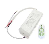 1 Uds AC110V-220V 18W-108W-150W salida 24V 2,4G Control remoto fuente de alimentación del controlador LED for tira LED de doble Color atenuación cambio de Color(18-36W,AC 110V With Remote)
