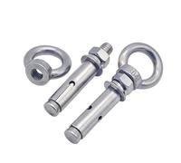 1 Uds., acero inoxidable 304 M6 M8 M10 M12 anillo de elevación tornillo de gancho de expansión calentador de agua perno de expansión gancho oscilante(M10x60)