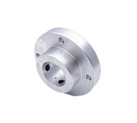 1 Uds. Acoplamiento de brida de aleación de aluminio 2mm 3mm 3,17mm 4mm 5mm 6mm 6,35mm 7mm 8mm 9mm 10mm 22mm agujero 50mm de diámetro conexión de eje de transmisión rígida junta de conexión(ID3mm)