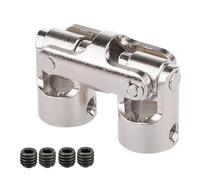1 Uds. Acoplamientos de cardán de junta Universal doble con tornillo par acoplamiento de eje junta de diafragma(10 MM)