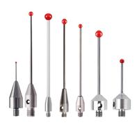 1 Uds. Aguja de medición de tres coordenadas M2M3M4M5 sonda tridimensional cabeza de bola de rubí aguja de medición(59)