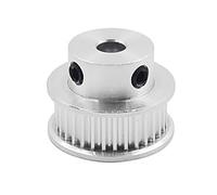 1 Uds. Ancho de ranura 27mm 32-60 dientes HTD 5M BF tipo polea correa dentada diámetro 22/24/25/28/30mm for piezas impresora 3D 25mm(24mm,27mm(50 Teeth))