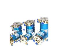 1 Uds. Anillo colector eléctrico de Gas junta rotativa dinámica de 360 grados trayectoria de Gas adaptador de anillo colector integrado eléctrico de Gas infinito reemplazo(6 in 6 out- M5 teeth)