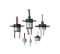 1 Uds. Anillo colector eléctrico en miniatura giratorio de 360 grados 2A5A señal corriente tipo sombrero anillo conductor circuito deslizante(HF -022-6 channel 2.5A)