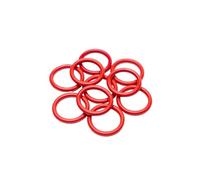 1 Uds. Anillo de sellado de goma de silicona rojo y reparación esqueleto junta de sellado de aceite O arandela de anillo WD CS 1,9mm 2,0mm OD 5mm - 58mm(Red,OD 33mm (100Pcs),1.9mm)