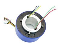 1 Uds. Anillo deslizante de circuito hidroeléctrico eléctrico de orificio pasante, junta rotativa infinita de alta velocidad de múltiples tuberías de ventilación hueca(Type 3)