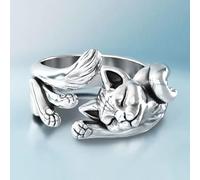1 Uds. Anillos de Flor de Margarita Vintage para Mujer Estilo Coreano Anillo de Dedo de Apertura Ajustable Novia Boda Compromiso declaración joyería Gife