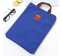 1 Uds. Azul Oscuro Documento A4 en Lienzo, Bolso, Portatil Puertas Camisas Almacenamiento Almacenamiento Archivos Llenadora Escuela Carpeta Archivos