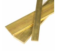 1 Uds. Barra Cuadrada De Latón De 4mm De Espesor, Ancho 4 Mm 6 Mm 8 Mm 10 Mm 12 Mm 15 Mm 20 Mm Varillas Planas, Tira De Placa De Metal Sólido De 500mm De Largo(4 x 20 mm)