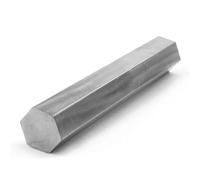 1 Uds. Barra Hexagonal Acero Inoxidable 304, Barra Lado Opuesto 17mm Longitud 100/200/300/500mm Eje Lineal Acero(17x500mm)