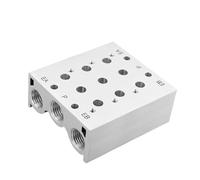 1 Uds. Base de colector SS5Y for válvula solenoide de aire serie SY for válvula solenoide SY5120(5Y5-19F)