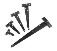 1 Uds. Bisagra en T de hierro, bisagras en T negras, bisagra for gabinete, cobertizo de jardín, puerta de madera de 2-12 pulgadas for puertas ligeras, herrajes for muebles(A1)