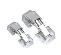 1 Uds bisagra for puerta de gabinete sin perforación, bisagra de pasador a presión for agujeros amortiguador de resorte hidráulico(3 inches)