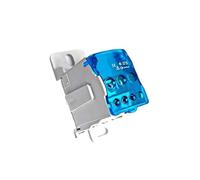 1 Uds. Bloque de terminales DIN Rail UKK80A 1 en Muchas Cajas de distribución Conector de Cable eléctrico Universal Rojo Amarillo Azul Verde(Blue)