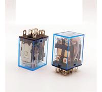 1 Uds bobina de relé DC12V/24V AC110V/220V HH62P AC 10A 250V en miniatura interruptor intermedio electromagnético general(DC12V)