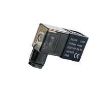 1 Uds. Bobina de válvulas de solenoide de aire neumáticas bobina negra DC12V DC24V AC110V AC220V for 4V210-08 2V025(AC110V)