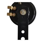 1 Uds bocina eléctrica for motocicleta 12V 24V 48V 60V altavoces redondos impermeables aptos for Scooter ciclomotor Dirt Bike ATV Piezas de reparación(60V)