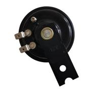 1 Uds bocina eléctrica for motocicleta 12V 24V 48V 60V altavoces redondos impermeables aptos for Scooter ciclomotor Dirt Bike ATV Piezas de reparación(12V)