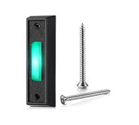 1 Uds. Botón de timbre con cable con luz LED, reemplazo de anillo de timbre, interruptor de apertura de puerta de pared