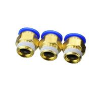 1 Uds BSPT PC16-04 PC16-03 PC16-06 PC14-02 PC14-03 PC14-04 conectores neumáticos macho recto conector de aire neumático de un solo toque(PC16-03)
