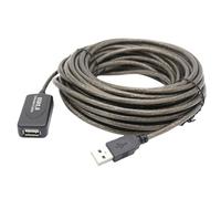 1 Uds Cable de extensión USB 2,0 repetidor activo de alta velocidad Cable de extensión macho a hembra adaptador USB(5 meter)