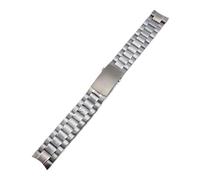 1 Uds. Caja de 40mm VK63 juego de fundas de reloj caja de cristal de zafiro adecuada for caja de esfera de 32,5mm caja impermeable caja de reloj de acero inoxidable(Silver strap)