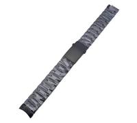 1 Uds. Caja de 40mm VK63 juego de fundas de reloj caja de cristal de zafiro adecuada for caja de esfera de 32,5mm caja impermeable caja de reloj de acero inoxidable(Black strap)