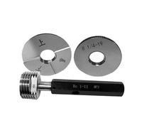 1 Uds. Calibre de tapón de rosca de tubo cónico calibre de anillo de rosca R 55 grados RC/R for una medición precisa de la rosca(3/8-19 R Pipe Ring Gauge)