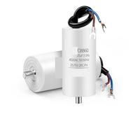 1 Uds CBB60 condensador de funcionamiento del motor 450V 4UF ~ 100UF condensador de aire acondicionado bomba de agua de arranque lavadora bomba de aire con tornillos(450V22UF)