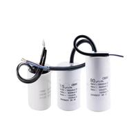 (1 uds) CBB60 condensador de funcionamiento del Motor arranque bomba de agua lavadora bomba de aire con tornillos 450V 4UF 5UF 6UF 8UF 10UF 12UF 14UF 16UF 20UF 100UF(450V80UF)