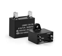 1 Uds CBB61 condensador de aire acondicionado ventilador arranque motor condensador de funcionamiento 450V 1UF 1,2 UF 1,5 UF 2 UF 2,5 UF 3 UF 3,5 UF 4 UF 4,5 UF 5 UF 6 UF 12 UF(450V4UF)
