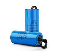1 Uds CD60 condensador de funcionamiento del motor 450V 50/75/100/150/200/250/300/350/400UF condensador de arranque del motor del aire acondicionado de la bomba de agua(50UF Blue)
