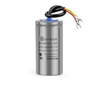 1 Uds CD60 condensador de funcionamiento del motor 450V 50/75/100/150/200/250/300/350/400UF condensador de arranque del motor del aire acondicionado de la bomba de agua(350UF Gray)