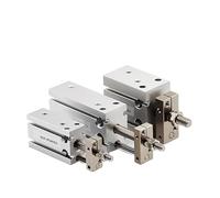 1 Uds CDUK6/10/16/20/25/32 Mini cilindro neumático de montaje libre de aluminio Magne integrado doble acción Micro cilindros de varilla única(Bore 20mm,10D (Stroke 10mm))