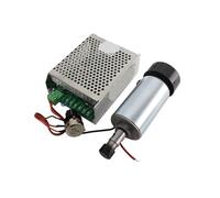 1 Uds Chuck 3.175 1/8 y Motor de husillo CNC 300W controlador de velocidad y juego de soporte for máquina de grabado