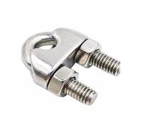 1 Uds. Clips de Cable de acero inoxidable 304 M2/3/4/5/6/8/10/14/16Mm abrazadera tipo U pernos de Cable abrazaderas de Hardware de aparejo(M16 1pcs)