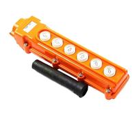 1 Uds COB-63 interruptor de botón de Control de grúa a prueba de lluvia for controlador colgante de polipasto 250V 5A naranja rojo