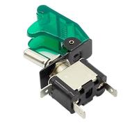 1 Uds codicia 12V 20A coche de carreras camión barco cubierta de empuje con LED botón basculante interruptor de Control + cubierta antipolvo