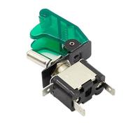 1 Uds codicia 12V 20A coche de carreras camión barco cubierta de empuje con LED botón basculante interruptor de Control + cubierta antipolvo
