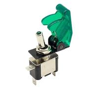 1 Uds codicia 12V 20A coche de carreras camión barco cubierta de empuje con LED botón basculante interruptor de Control + cubierta antipolvo