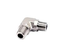 1 Uds codo macho 1/8in 1/4in 3/8in 1/2in 3/4in 316 NPT accesorios de rosca rosca macho de 90 grados(3/8")