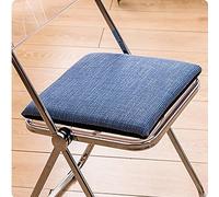 1 Uds Cojines de Asiento for sillas Cocina 40x40, Almohadillas y for taburetes Bar, cojín Espuma viscoelástica, Cuadrado Suave for Taburete, Lavables for Comedor(Bue,45x45cm)