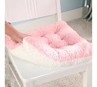 1 Uds Cojines de Asiento for sillas Comedor, for Cocina, cálidos for, Cuadrados for Interiores y Exteriores(Pink)