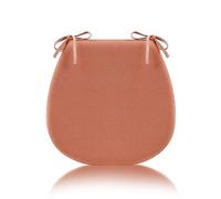 1 Uds Cojines for sillas de Cocina 4 6, for for Comedor, for con Corbatas, Funda for Cojines diseño Cremallera extraíble y Lavable(Orange)