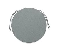 1 Uds Cojines for sillas de Cocina con Lazos Granja, for Comedor, Funda Lavable y Almohadillas Asiento Desmontables for, universales for Todas Las Estaciones(Dark Grey)