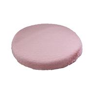 1 Uds Cojines y for Sillas de Cocina Redondos Lavables, for Comedor, Asiento Espuma viscoelástica for sillas, Funda Lana Corta Lavable(Pink)