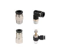 1 Uds conector de aire neumático PC/PCF/SL/PL 4mm 6mm 8mm rosca 1/8 "1/4 3/8 1/2" BSPT accesorios de manguera macho(10-01,1PC)