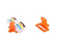 1 Uds. Conector de cableado rápido de Salida múltiple Cable de cableado Divisor Universal Bloque de terminales de Empuje cableado rápido Universal SPL 222 23(PCT-22X Fixed Part,10 Pcs)