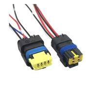 1 Uds. Conector eléctrico impermeable hembra de bomba coche PL042S0049 4 pines con coleta(Army green)