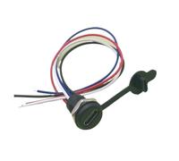 1 Uds. Conector USB tipo C resistente al agua con placa de bloqueo de | Tuerca Puerto de conector de carga rápida de alta corriente, resistente al agua, TPC hembra(B-4P)